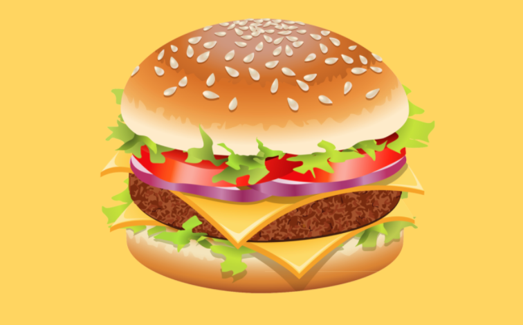 Screenshot from Burger Database App with MySQL